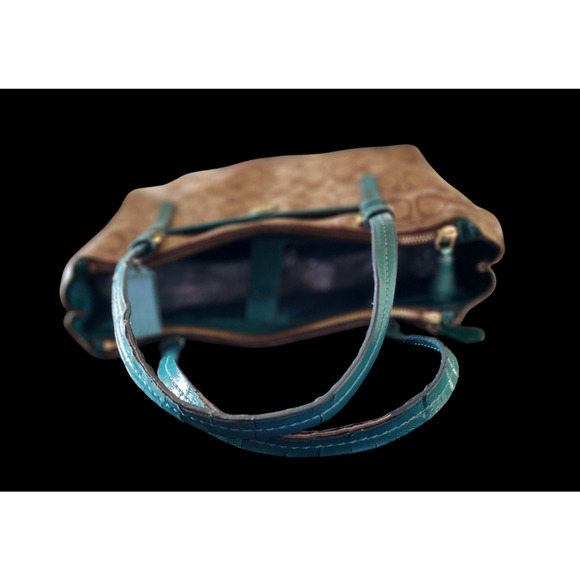 Peyton Signature Jordan double zip Carry-All (COACH F24603) - Picture 8 of 13